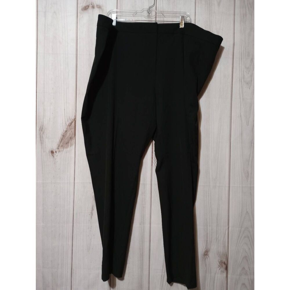 Halogen Taylor Fit Black Dress Pants Womens Plus Size 26 Straight Leg Trousers